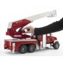 Bruder camion de pompieri Mack Granite cu scara, pompa de apa si sirena